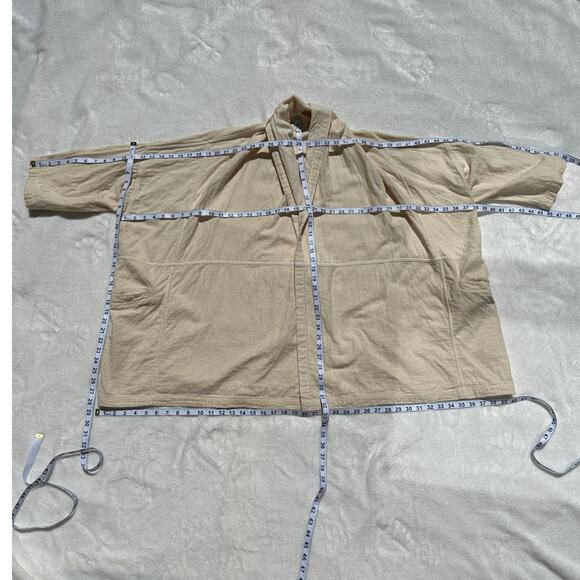 Atelier Delphine Haori Jacket Kinari Natural Ivory 100% Cotton Size XS EUC $400 - Picture 7 of 16